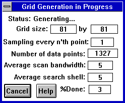 Grid Generation Dialog Box